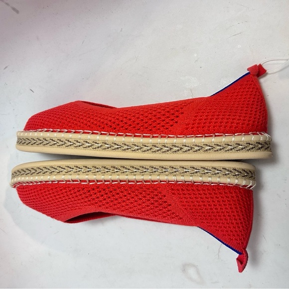 Rothy's The Espadrille Flats Red Hot Size 9 NEW - Picture 13 of 14
